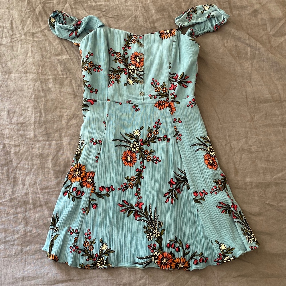 Off the Shoulder Mini Dress